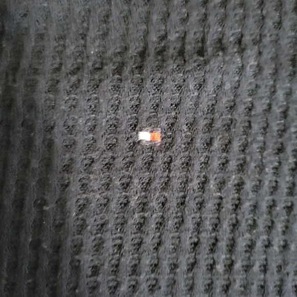 Tommy Hilfiger Cardigan Sweater Womens XXL Navy Blue Waffle Knit Thermal Button - Picture 5 of 11